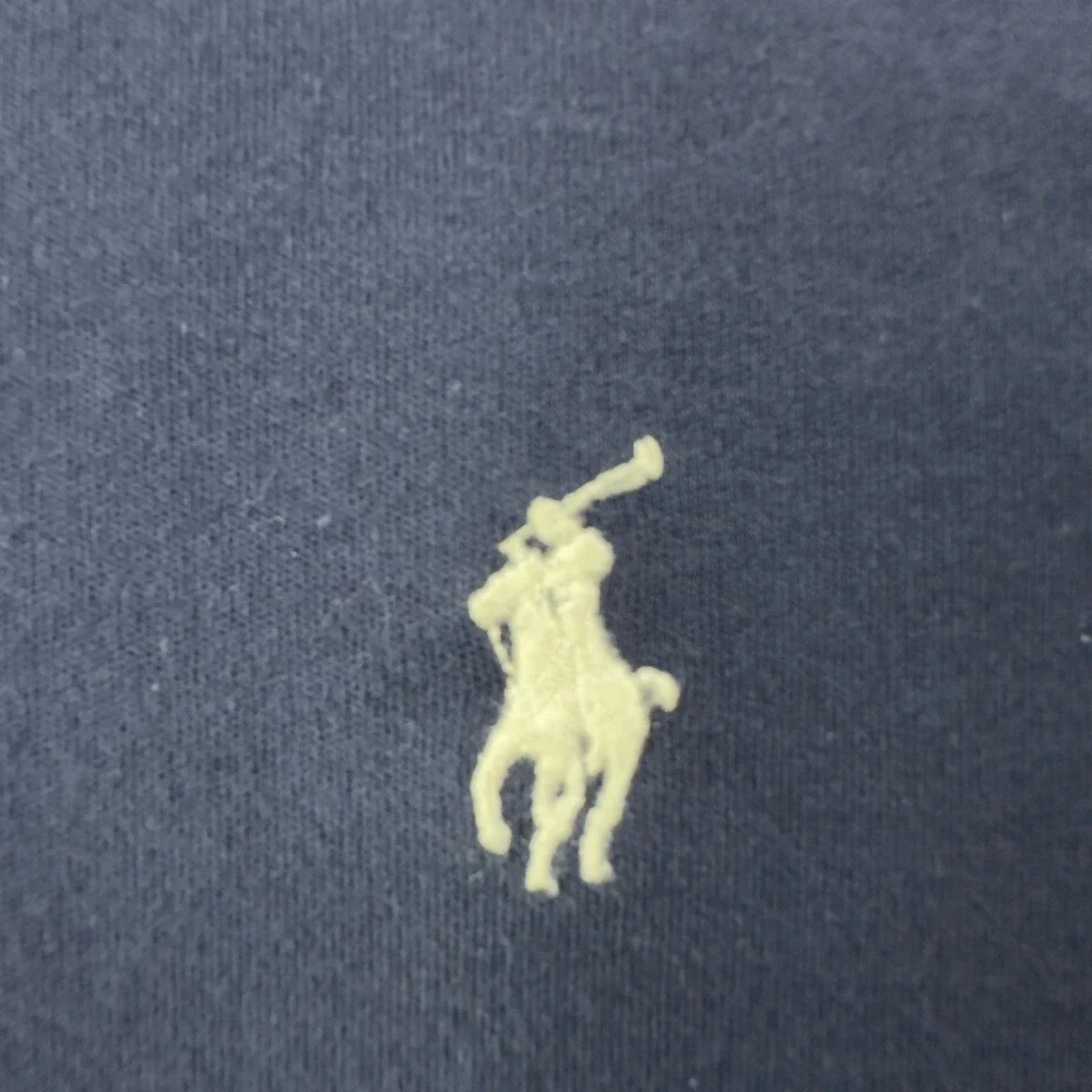 Polo Ralph Lauren Shirt Men's XXL Navy‎ Blue Short Sleeve White Pony SEE DESC.